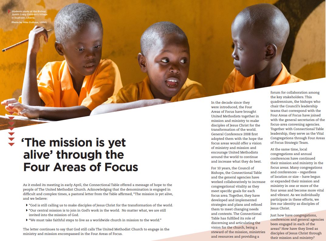 2018 UMC State of the Church Report "A story of our mission" South